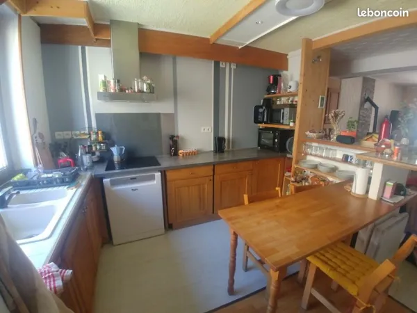 Loue apt meublé 70m2 3 pièces de juin à oct 2026 à Fourneaux