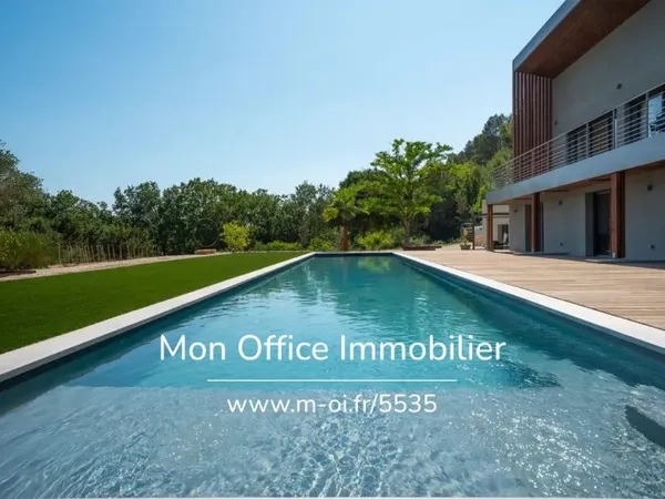 Référence : 5535-JAN. - Villa contemporaine 6 pièces, piscine , garage , vue dégagée