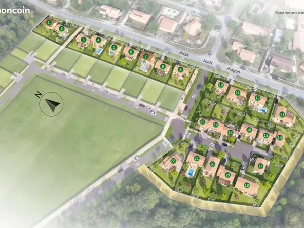 Terrain 360 m² Le Barp