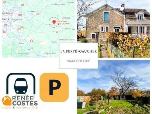 Viager occupé - H79 ans - LA FERTE GAUCHER (77320)