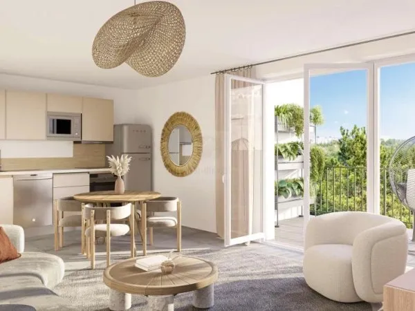 Appartement en frais réduits 2 pièces 42 m²