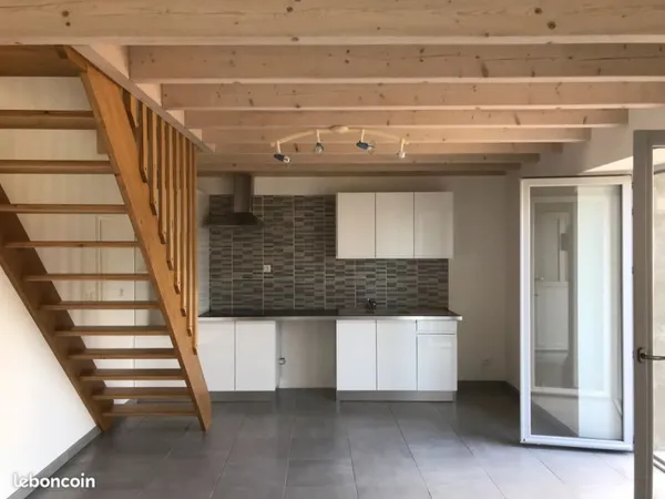 Appartement T3+terrain+garage libre 23 mai