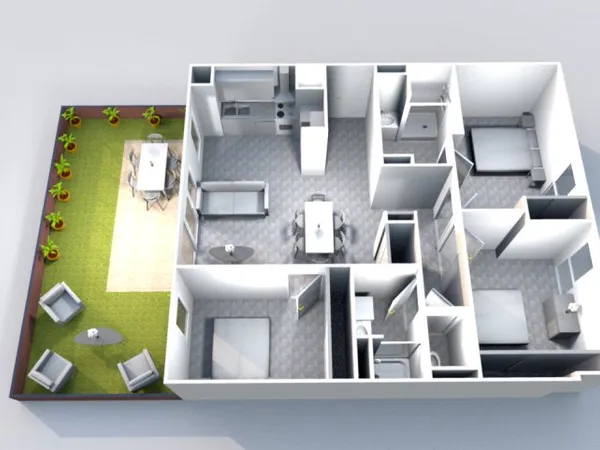 Appartement 4 pièces 78 m²