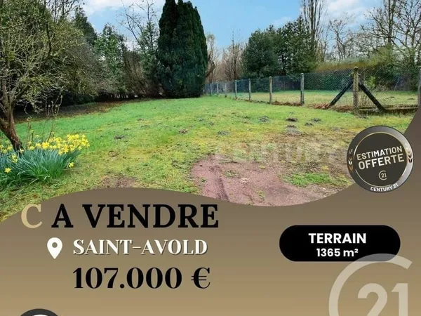 Terrain 1365 m²