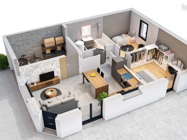 Maison 4 pièces 56 m²