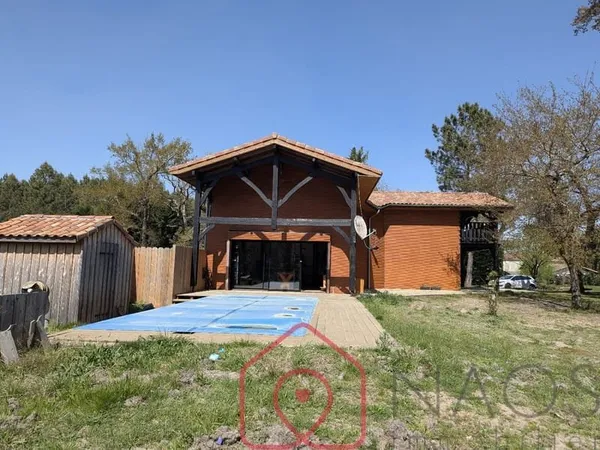 Maison bois de 160 m² sur St Paul en Born