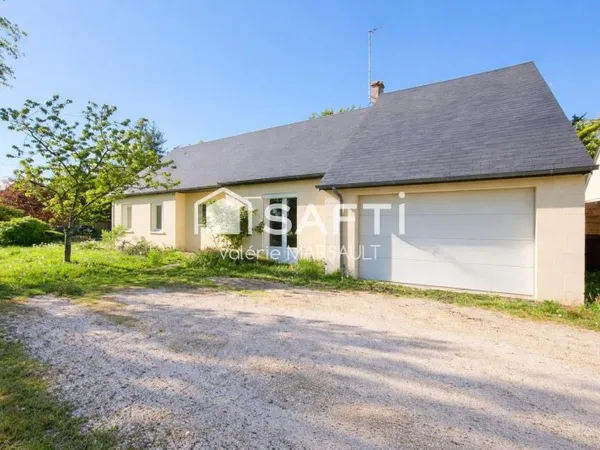 Plain pied 3 chambres + 1 bureau