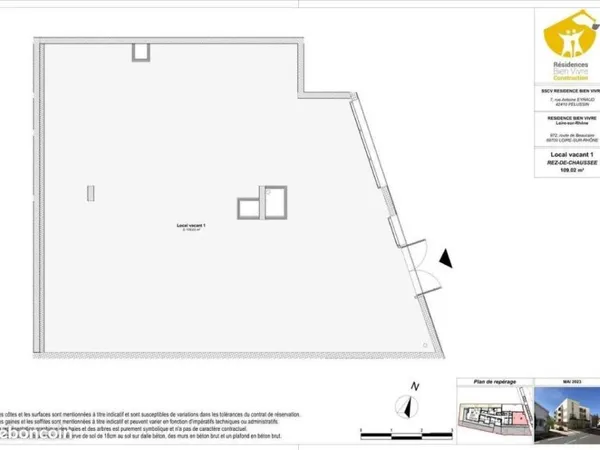 Local commercial 111 m²
