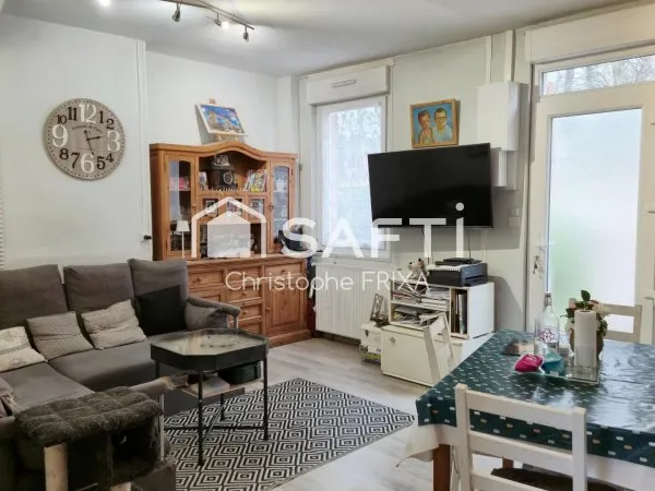 Maison 2 chambres, possibilité 3, idéal premier achat