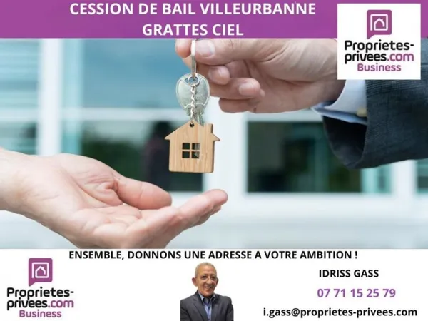 Local Prêt à Exploiter Villeurbanne Grattes Ciel 45m² + 40m² Cave
