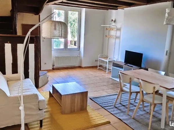 Duplex 3 pièces 48m2 rénové et meublé, centre-ville au calme, stationnement facile et gratuit