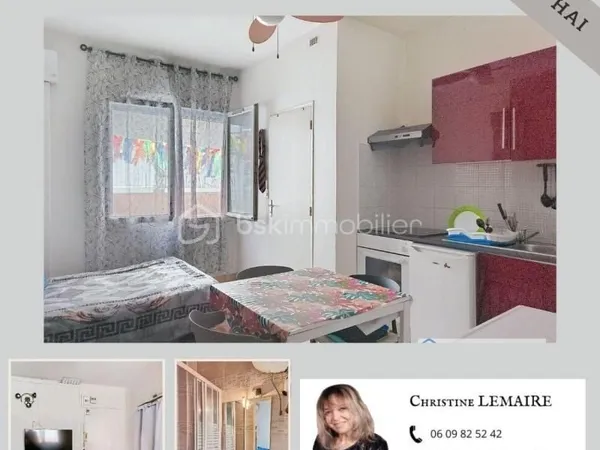 Appartement 1 pièce 16 m²