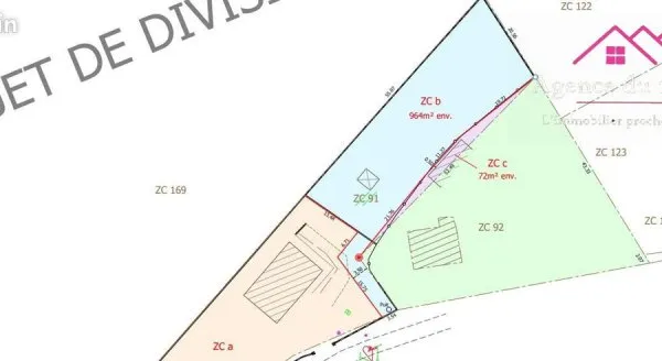 Terrain 964 m² Le Deschaux