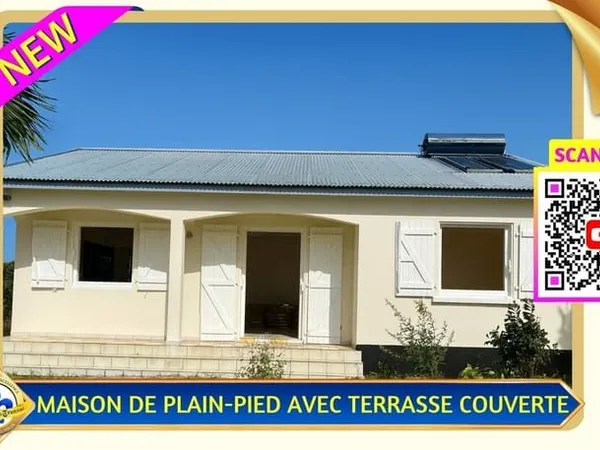 MAISON FAMILIALE LUMINEUSE AVEC JARDIN À SAINT-BENOÎT