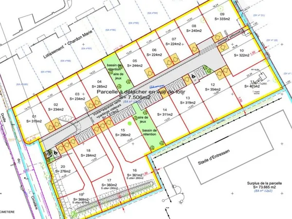 Terrain 276 m² ENTRESSEN