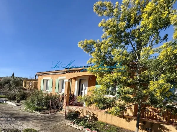 Saint Victor de Malcap, maison de plain pied avec piscine et