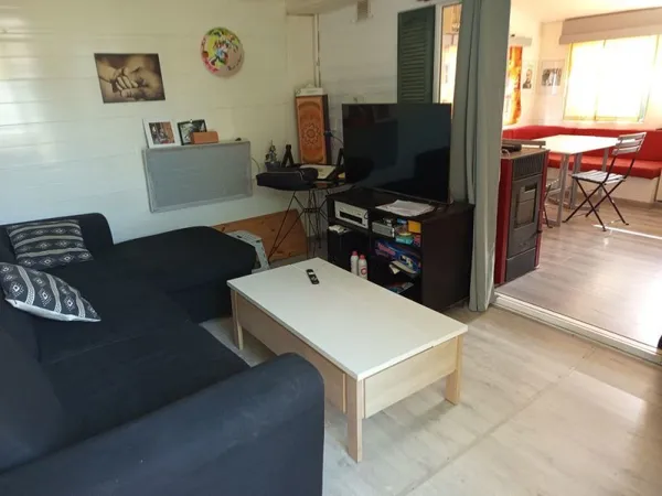 mobil home et terrain