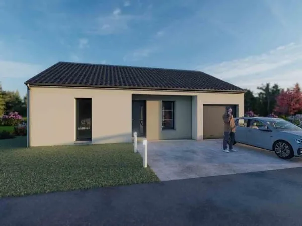 Maison neuve modèle Mélanie sur terrain de 4,02 ares à Rurange-lès-Thionville