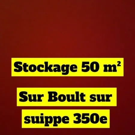 Locaux de stockage 50m carrés