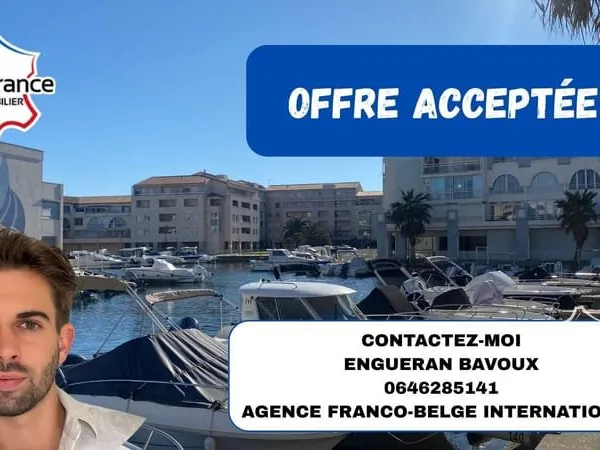 Appartement 53 m2 - T3 - Garage 24 m2 - Vue Marina - Quilles