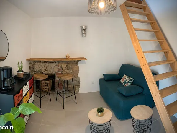 Appartement 2 pièces meublé Electricité et chauffage inclus Venaco