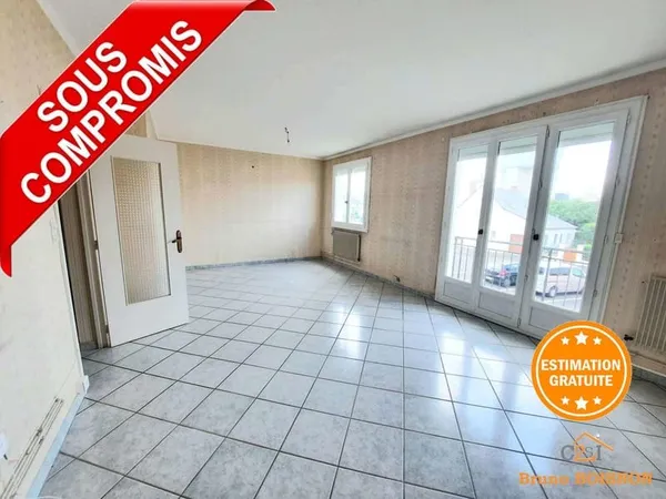 Appartement 3 pièces 73 m2 avec balcons
