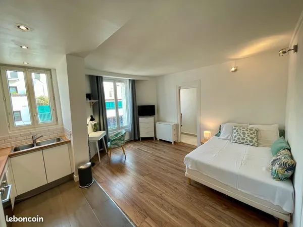 Studio meublé rénové de 25 m² - Boulogne-Billancourt (Rue du Vieux Pont de Sèvres)