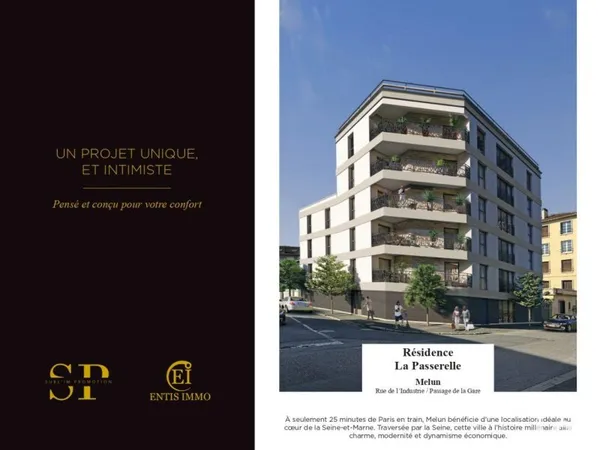 Appartement 2 pièces 39 m²