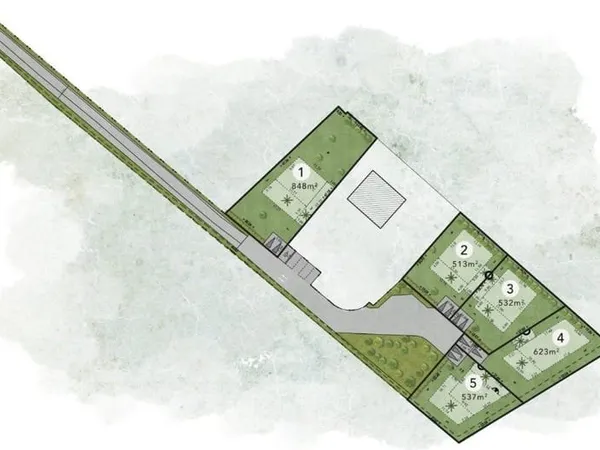 Terrain 532 m²