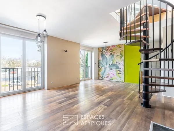Duplex atypique en centre-ville