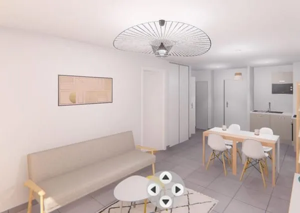 Appartement 2 pièces 43 m²