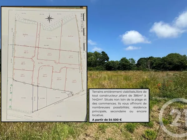 Terrain 386 m²