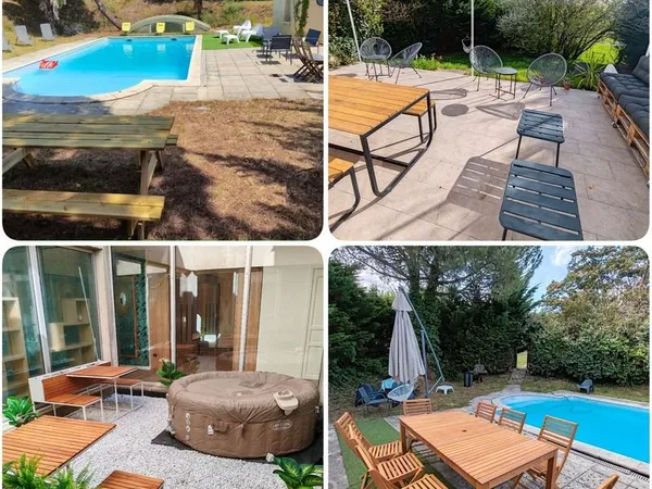 COLIVING VILLA avec piscine et jacuzzi de 350 m2