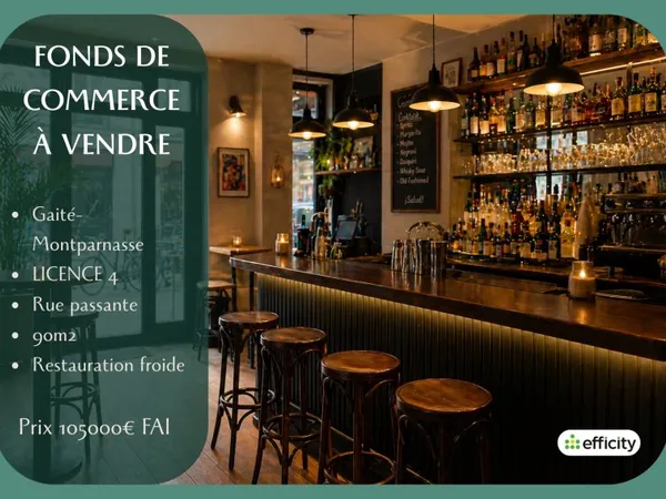 Fonds de commerce 90 m²
