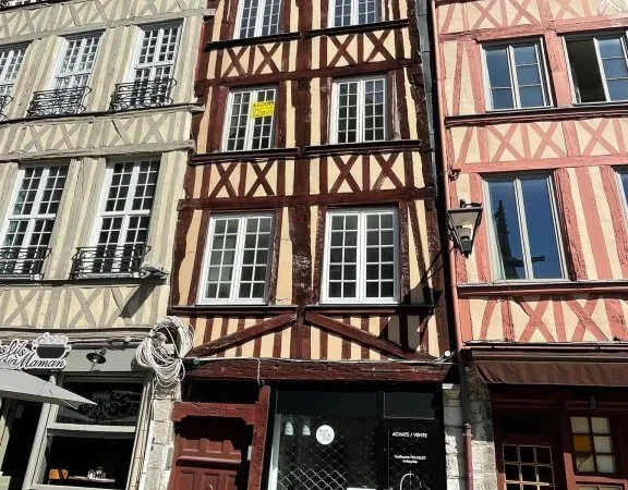Studio meublé de 23,79m² à Rouen - Quartier Saint-Maclou