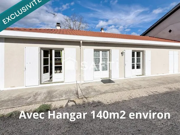 Maison 4 chambres avec dépendance 140m2 environ