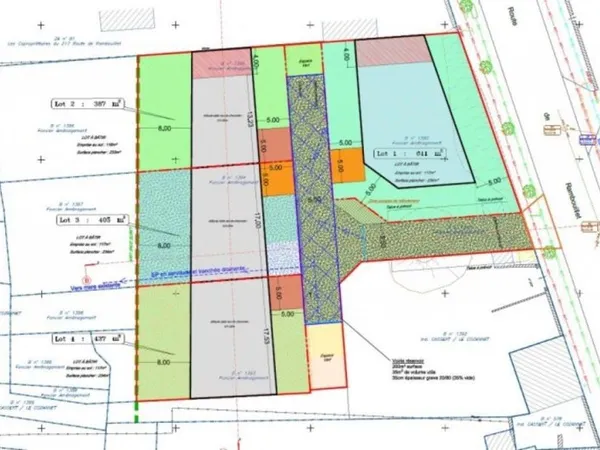 Terrain 641 m²