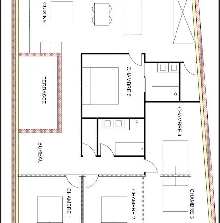 Appartement 4 pièces 150 m²