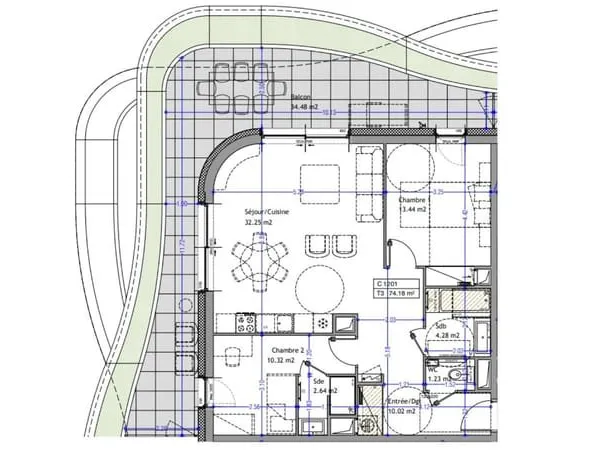 Vente Appartement 3 pièces