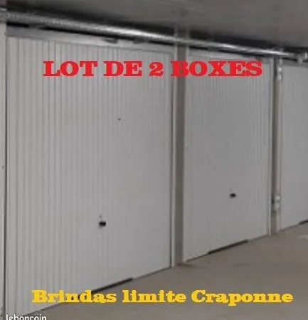 Lot de 2 box mitoyens Craponne Brindas Pont Chabrol