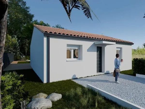 Maison 2 chambres à CHALLANS sur un terrain de 400 m²