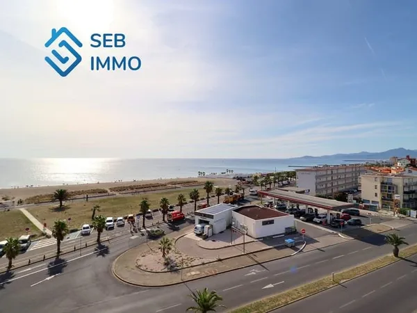 A la vente : Appartement 3pièces vue mer et montagne au dernier étage de 51,24m2 + loggia de 8,24m2