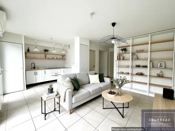Montpellier F3 de 59,80 m2 en duplex avec jardin et garage