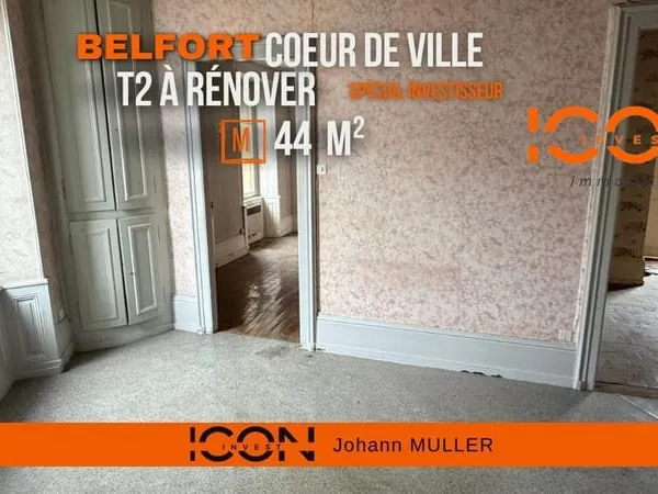 Appartement 2 pièces 44 m²