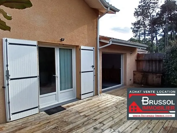 Pavillon de 60 m2 Lacanau Océan grand séjour terrasse Agen