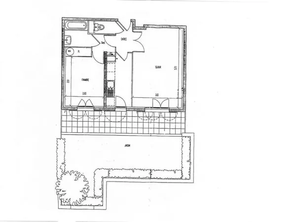 Appartement avec jardin