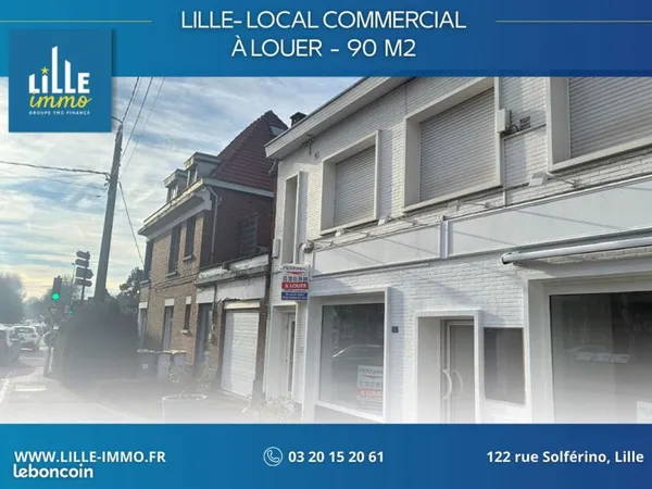 Local commercial 90 m² VILLENEUVE D ASCQ