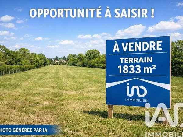 Terrain 1833 m²