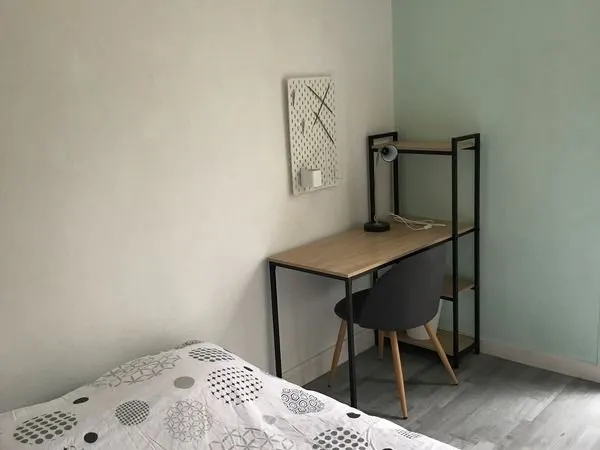Chambre meublée dans colocation