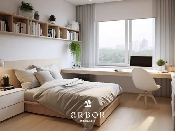 Studio 1 pièce 24 m²